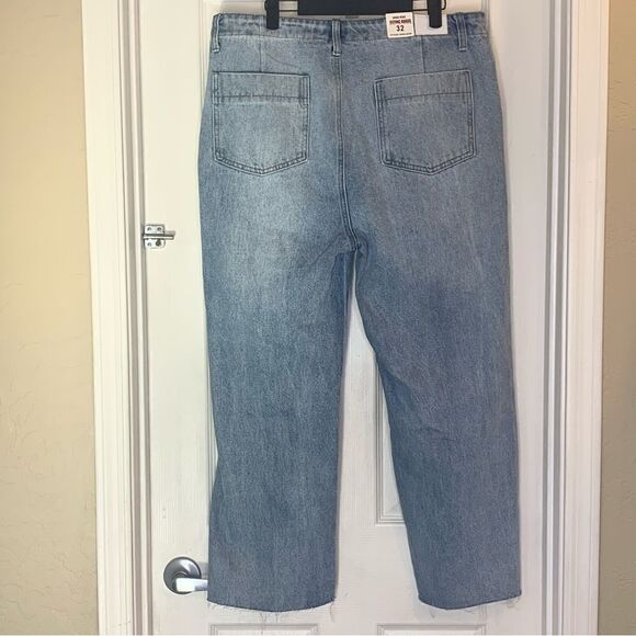 Flying Angel High Rise Cropped Wide Leg Jeans Size 32 - Picture 2 of 12